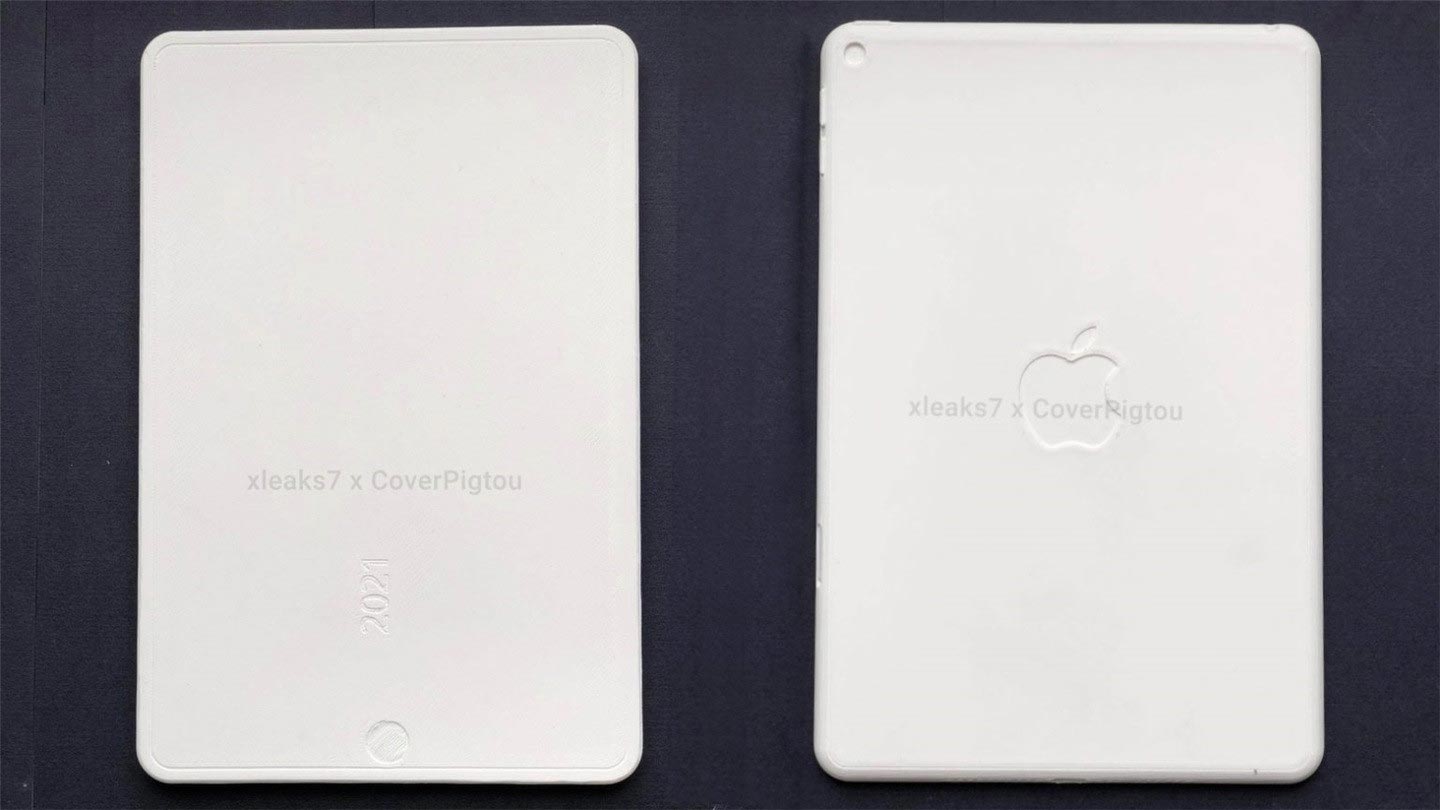 苹果iPad mini 6模型曝光 取消home键采用全面屏