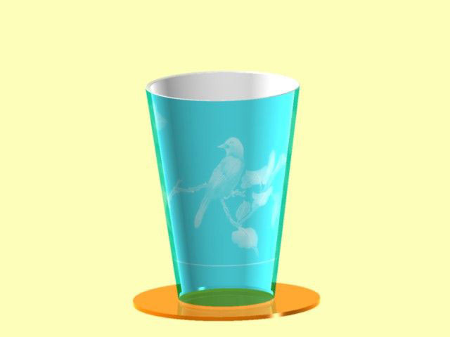 AutoCAD渲染教程:半透明杯子的贴图技巧图文介绍