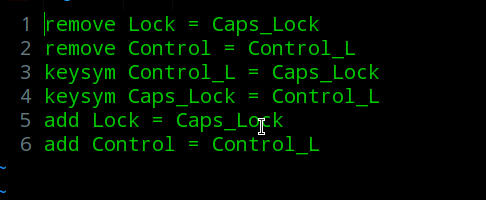 linux系统中ctrl和capslock键怎么互换?