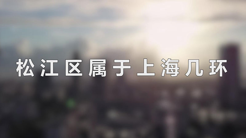 松江区属于上海几环