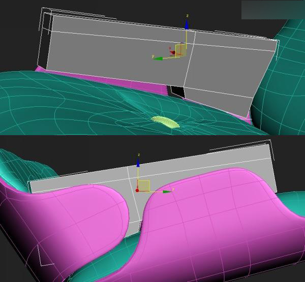 3DSMAX打造扶手和底座的休闲椅模型