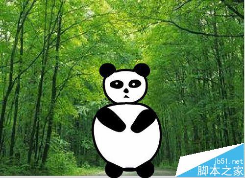 flash怎么画中国国宝大熊猫? flash绘制卡通大熊猫的教材