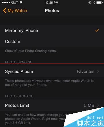 怎么把iPhone上的照片同步到Apple Watch里？