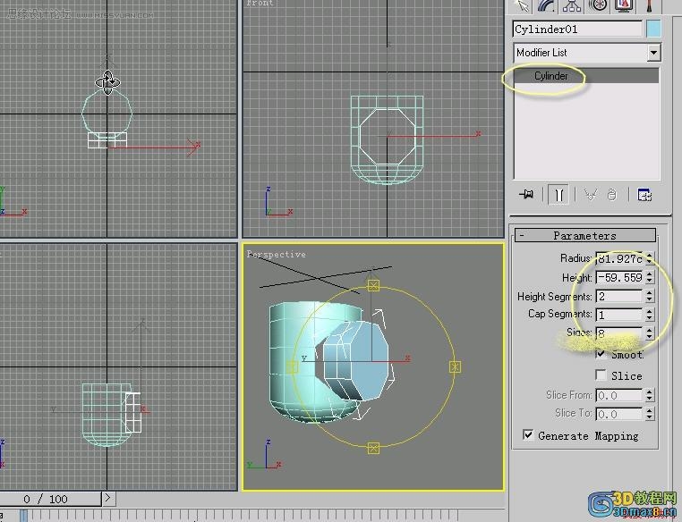 3D MAX制作水笼头建模教程
