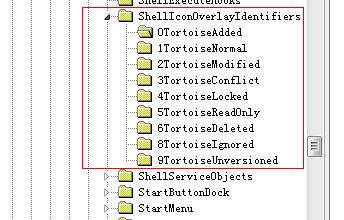 TortoiseSVN文件夹及文件图标不显示问题解决方法(兼容xp、window7与64位)