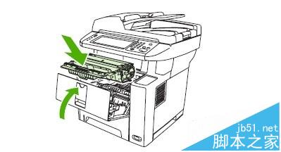 惠普打印机M3027&M3035碳粉盒区域卡纸该怎么办?