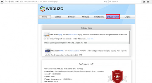 在Ubuntu系统的服务器上安装Webuzo控制面板的教程