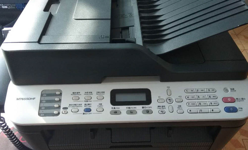 联想M7655DHF打印机怎么清零? 联想打印机清零方法