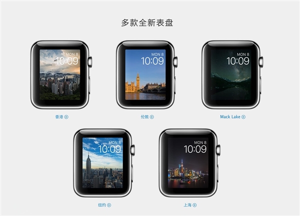 Apple Watch OS 2开放下载：可DIY表盘/支持横屏显示
