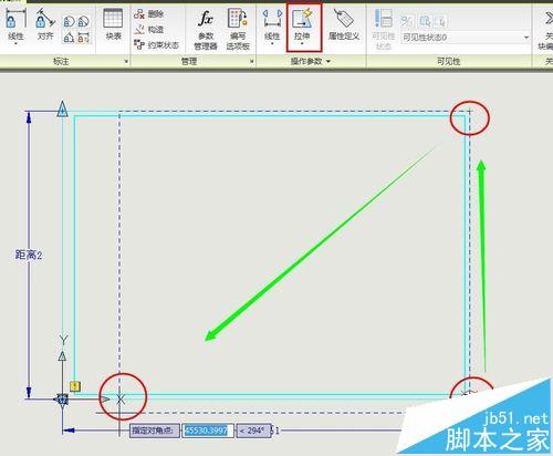 cad图框块怎么放大? CAD块编辑工具制作一个任意拉伸图框的教程