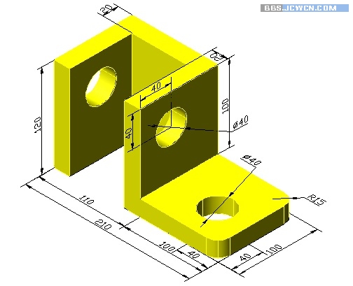 新手必学：CAD三维基础实例教程