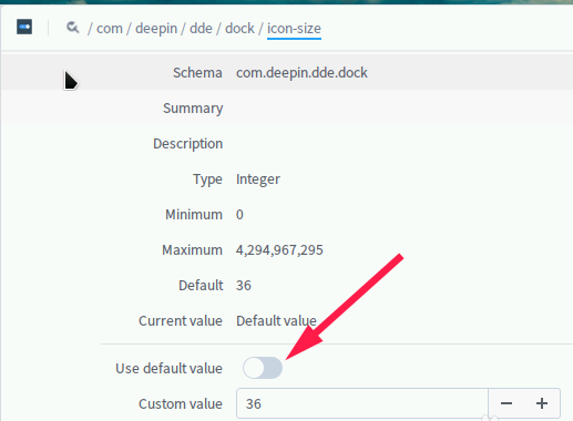 linux系统下dock栏图标怎么调整大小?