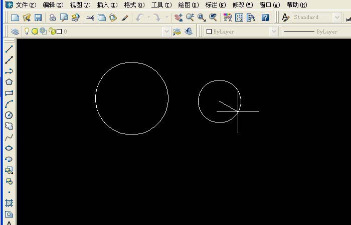 CAD怎么画圆和圆环图形?