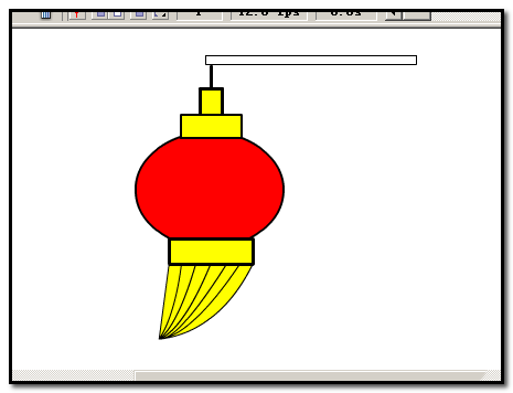 flash怎么绘制一个大红灯笼?
