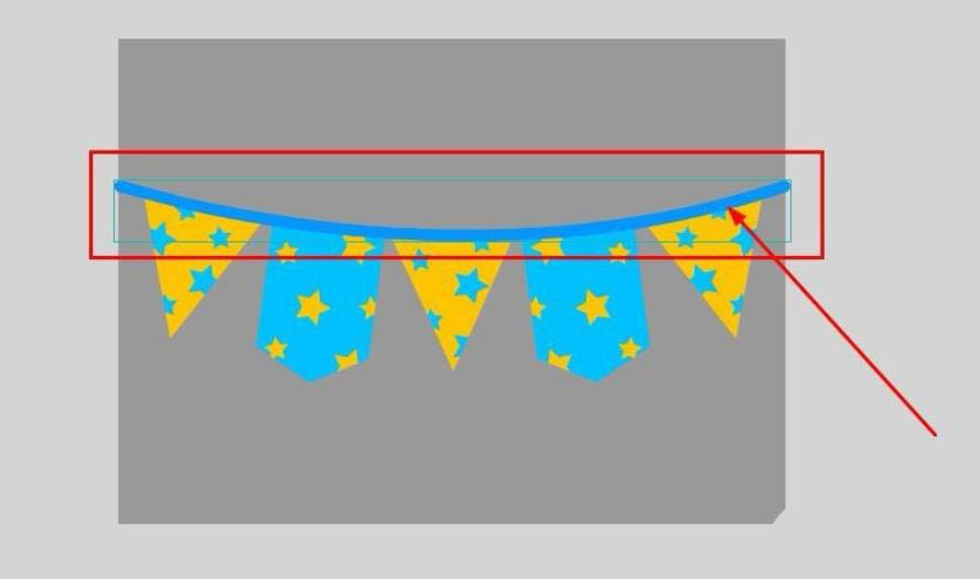 flash怎么绘制一个彩旗展开的动画效果?