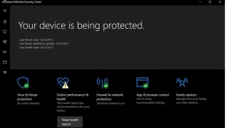 Windows10创作者更新升级用户抱怨Windows Defender警告图标