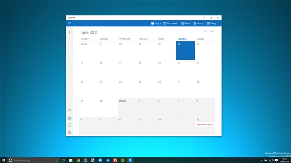 Win10 Outlook版邮件和日历应用图赏：更实用更漂亮