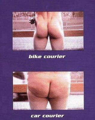 骑自行车的好处，长期骑车和开车的臀部对比照