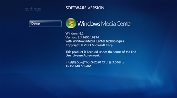 Windows10将不会包含媒体中心组件 且无法恢复