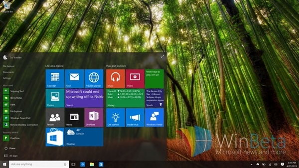Windows 10 Build 10074为什么没有毛玻璃效果?